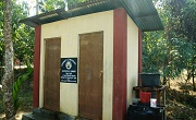 Construction of toilets at Kalaicharpara Songitalgre .